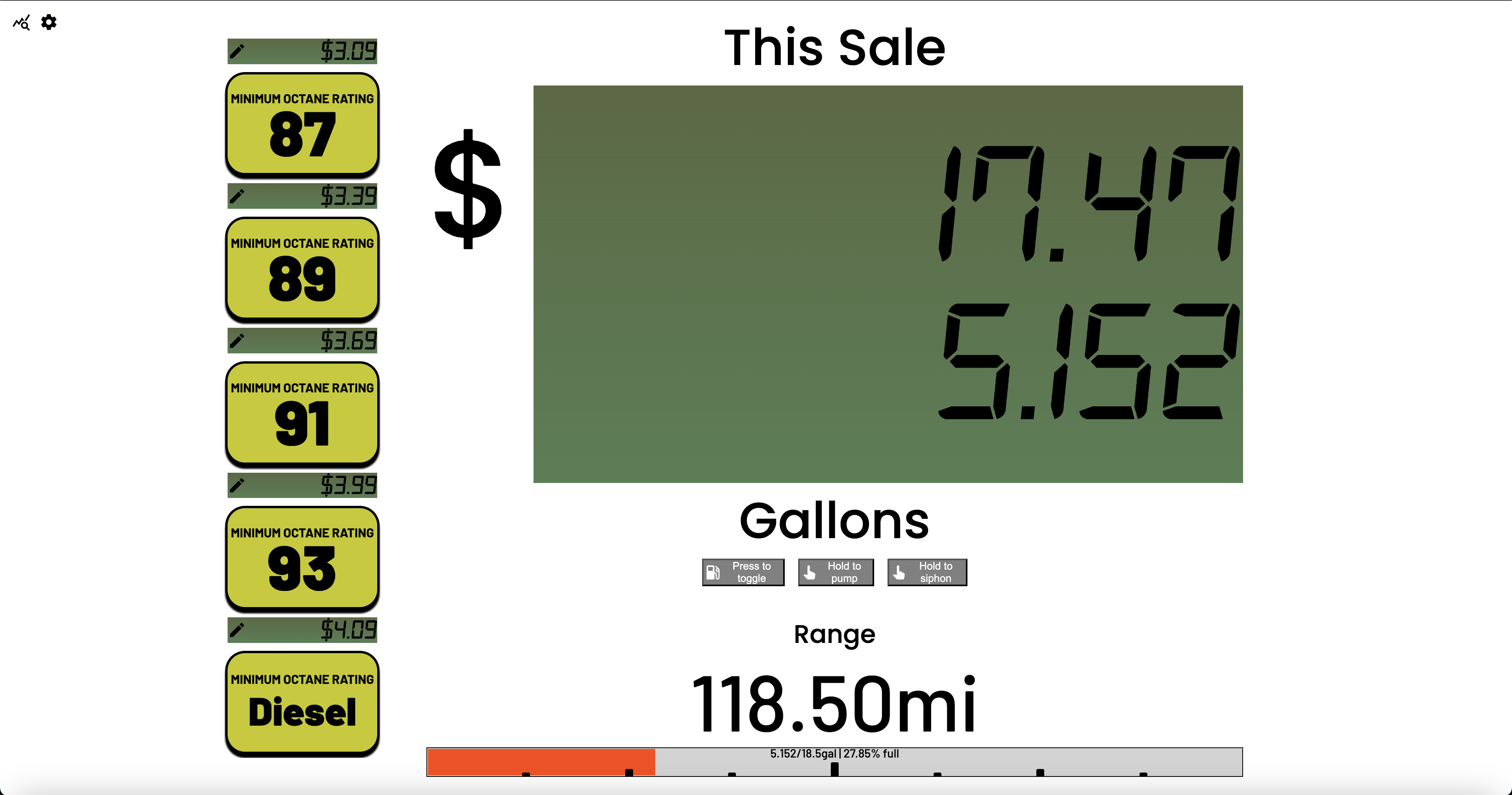 Mileage Simulator